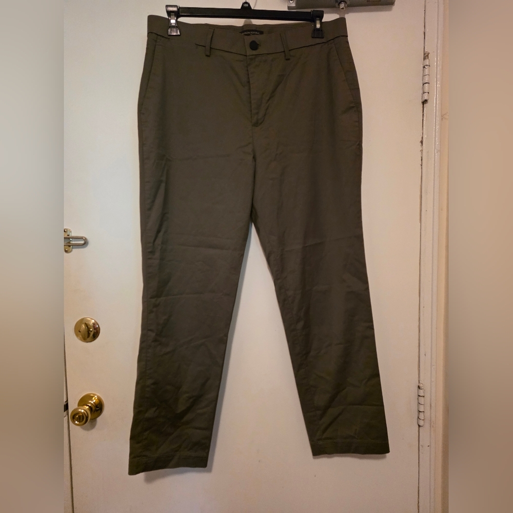 Banana Republic Men's Dark Olive Chinos